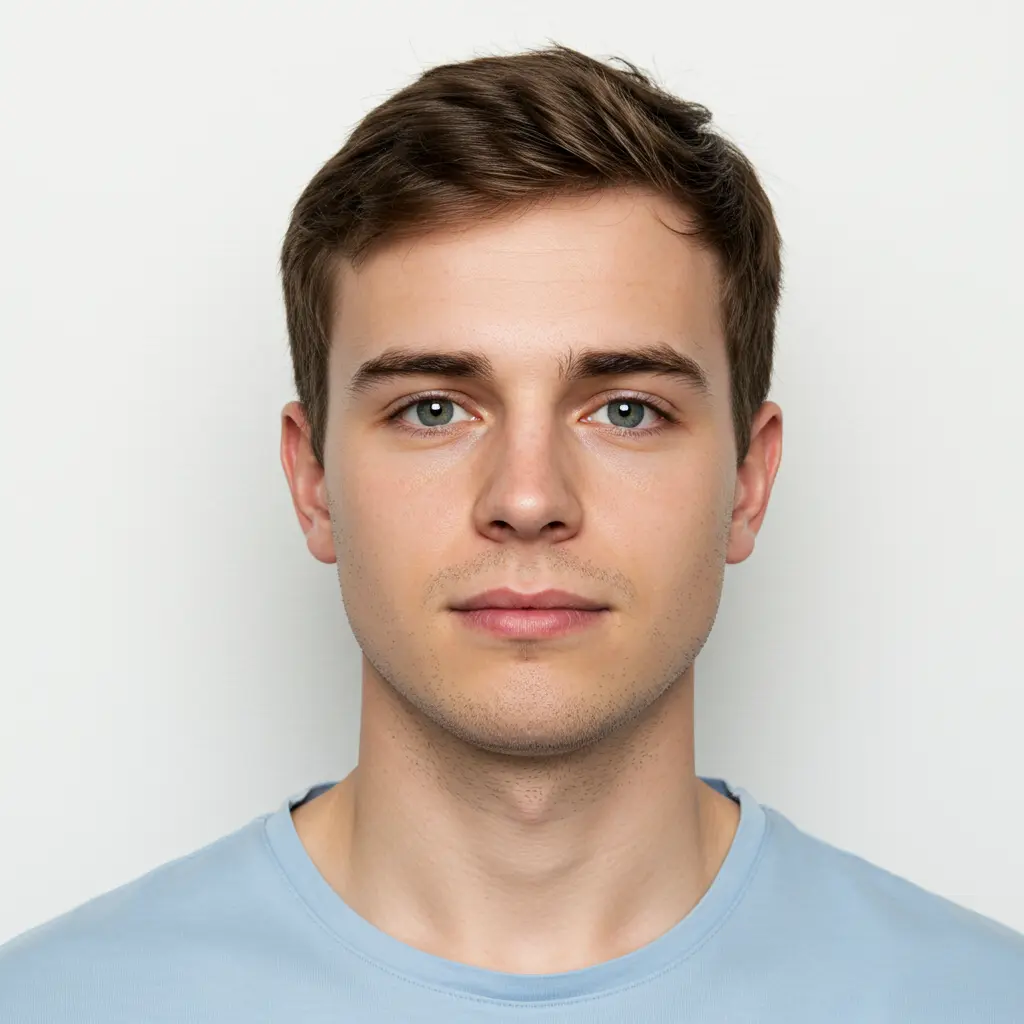 Teilnehmende Person als Referenzbild